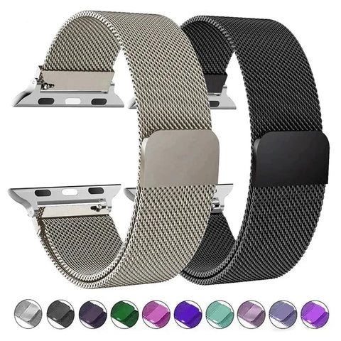 Milanese band For Apple Watch Straps 45mm 44mm 46mm 40mm 49mm 41mm 42mm 38 Bracelet iwatch Series 6 5 SE 7 8 9 10 Ultra 2 Strap