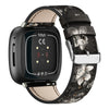 Fitbit Versa & Sense Leather Band - Stylish Durable Design