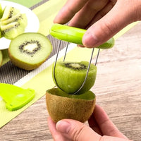 Kiwi Cutter Peeler Slicer Kitchen Detachable Creative Gadgets Stainless Steel Lemon Peeling Tools Fruits Salad Maker Accessories