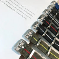 Amazfit Bands Nylon Military Parachute Style Watch Strap Blue Red