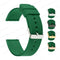 green / silver buckle / 22mm