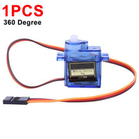 1-100pcs SG90 9G Micro Digital Servo Motor 180/360° Fixed-Wing Micro Gear Servo Motor for Rc Helicopter Toy Airplane Aircraft