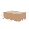 100-Pack Corrugated Cardboard Shipping Boxes   8x6x4" 6x4x4" 6x4x2" 4x4x4" Mailing, Packing, Moving & Storage for Business/Home