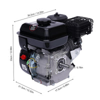 4-Stroke 7.5 HP 210CC Petrol Engine OHV Stationary Motor Kart Engine Air Cooling Single Cylinder Petrol Engine 5100W