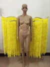 Large Feather Wing Backpiece with Shoulder Straps