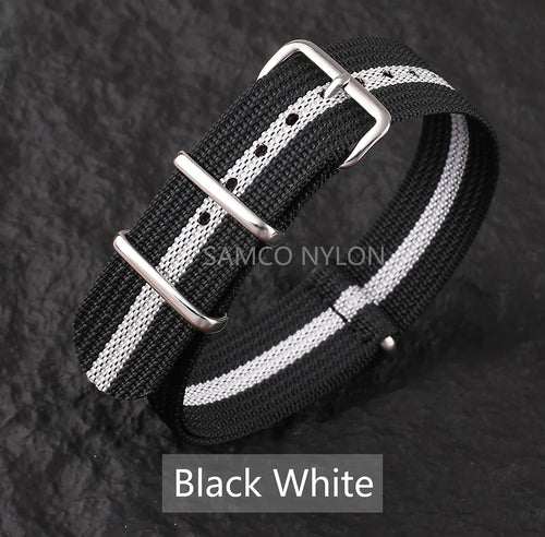 COROS Nylon Ribbed Watch Band For Smartwatch - Military Washable Strap