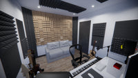 Wood Acoustic Diffuser Panel | Solid Paulownia Wood Sound Diffuser for Studios & Home Theaters
