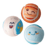 Deep Space 3pk Squeaky Tennis Balls