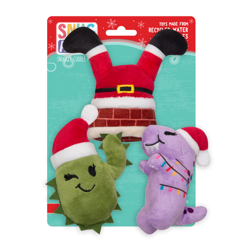 Santa's Fun (Baby T-Rex, Santa, Cactus) 3 pk
