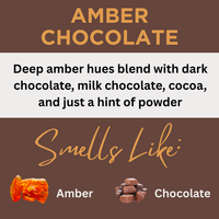 Amber Chocolate Scented Massage Oil