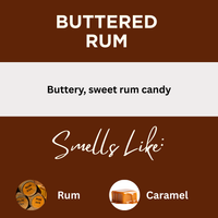 Buttered Rum Scented Massage Oil
