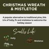 Christmas Wreath & Mistletoe Scented Hand Sanitizer Gel
