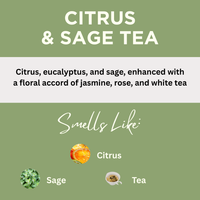 Citrus & Sage Tea Scented Sea Salt Bath Soak