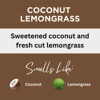 Coconut Lemongrass Scented Sea Salt Bath Soak