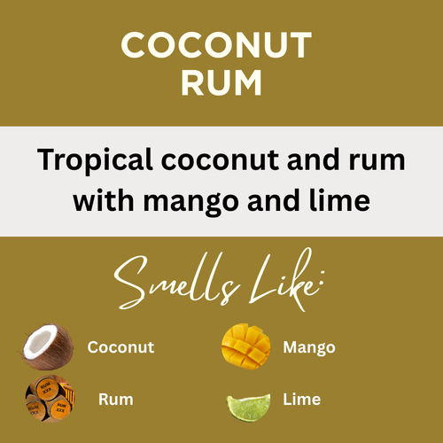 Coconut Rum Scented Argan Oil Hair Shampoo