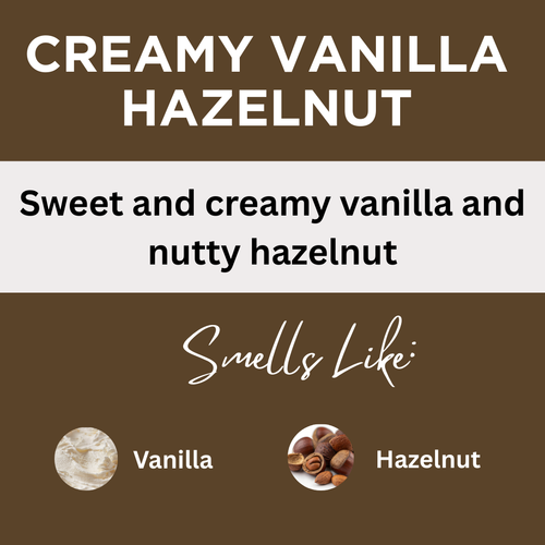Creamy Vanilla Hazelnut Scented Argan Oil Hair Shampoo