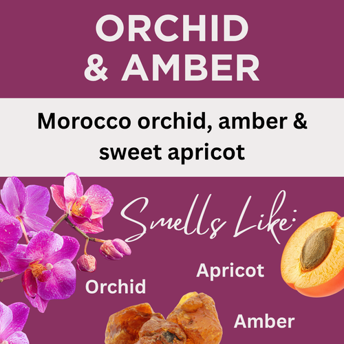 Orchid & Amber Scented Argan Oil Hair Shampoo