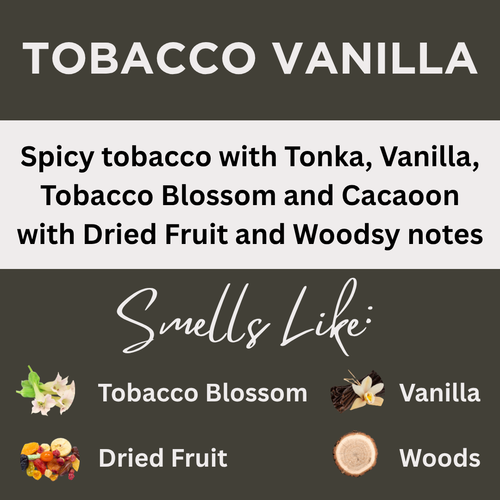 Tobacco Vanilla Scented Massage Oil