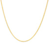 Unisex Solid 14K Yellow Gold 2.8mm Imperial Herringbone Chain Necklace - 18" Inches