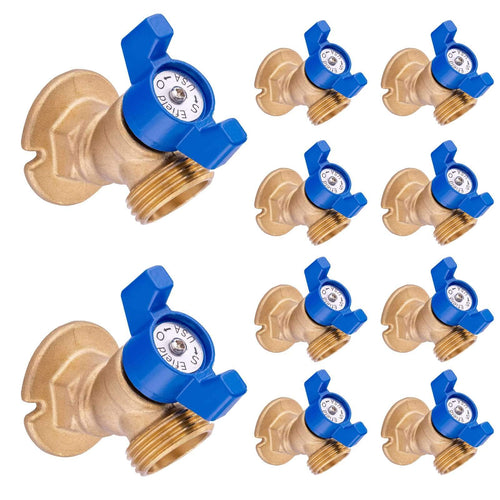 10 Pcs 1/2" FNPT x 3/4" NH, FNPT Sillcock