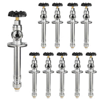 1/2" Push Fit x 3/4" Hose Bibb, 6" Anti Siphon Frost Free Sillcock