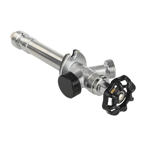 1/2" Push Fit x 3/4" Hose Bibb, 4" Anti Siphon Frost Free Sillcock