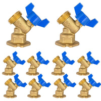 10 Pcs 3/4" FIP x 3/4" MHT Outlet, 1/4 Turn Sillcock Plumbingsell