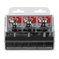 SKIL 91002 3pc Carbide Roundover Set