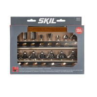 SKIL 91015 15pc Router Bit Set w/ Instructions