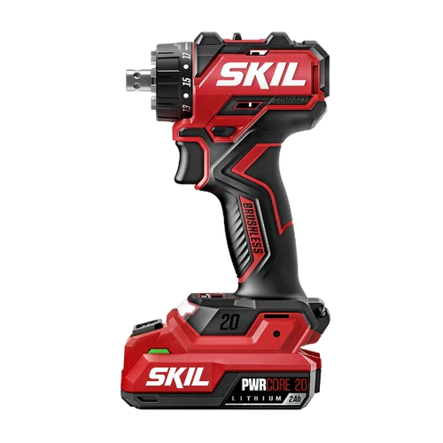 SKIL QD6293B-10 20V Installation Drill Kit with 4 Attachments, 20V 2.0Ah USB-C Battery and 45W PD Charger