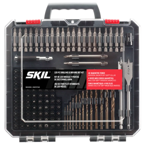 SKIL SMXS8501 120pc Drilling and Screw Driving Kit w/ Bit Grip