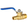 1/2" PEX-A Expansion X 1/2" MNPT Ball Valve, Blue (Lead Free) Plumbingsell