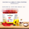 L’Oro Del Sud, Sliced Calabrian Chili Peppers, 2.2 lb (1 kg)