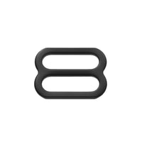 1" Dull Black Resin Stamped Steel Slide 20 PACK | SLIDE1BLK3100 RatchetStrap.Com