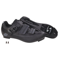 Serfas Men’s Leadout Buckle Road Cycling Shoes (White) (SMR-501W) 41, 48
