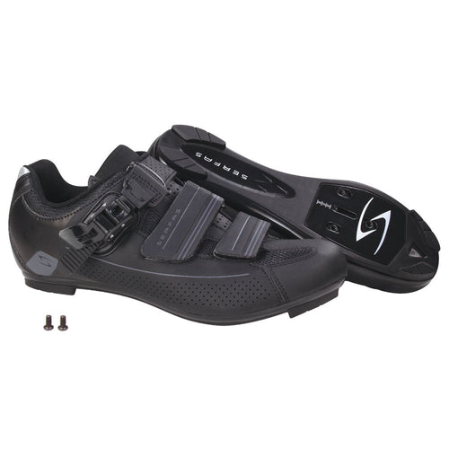 Serfas Men’s Leadout Buckle Road Cycling Shoes (White) (SMR-501W) 41, 48