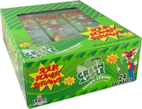 SOUR POWER Straw Green Apple  24 pack