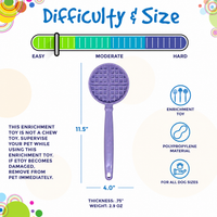 eStick Hand-Held Dog Enrichment Toy - Interactive Lick Stick | USA Made