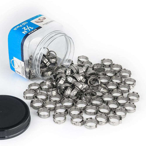 PEX Clamp Rings 1/2" (100) in Bottle Plumbingsell