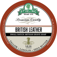 Stirling Soap Co. British Leather Shaving Collection