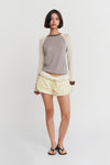 MIRINAE RAGLAN TOP IN MATCHA MEL