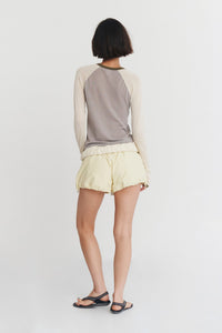 MIRINAE RAGLAN TOP IN MATCHA MEL