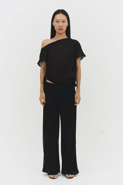 BRISA TOP IN BLACK