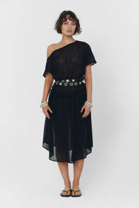 BRISA TOP IN BLACK