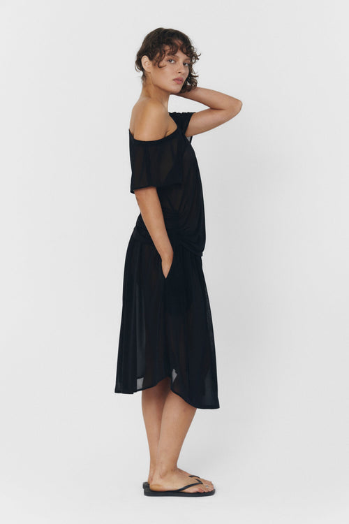BRISA TOP IN BLACK