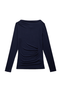 NARAE LONG SLEEVE TOP IN NAVY