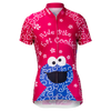 Sesame Street Cookie Monster Women's Pink Cycling Jersey (S, M, XL, 2XL)