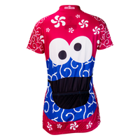 Sesame Street Cookie Monster Women's Pink Cycling Jersey (S, M, XL, 2XL)