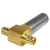 10 Pcs PEX Crimp Connection, Water Hammer Arrestor Tee, Stainless Steel