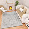 Premium Hand-Tufted Rug Made of 100% Wool  - Still River Grey - 4x6 Feet